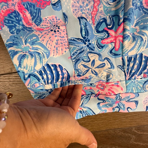 Lilly Pulitzer Luxletic Women's Alston Crop Pull-On Pants Golf, UPF 50 NWT Sz 4 - Picture 12 of 14